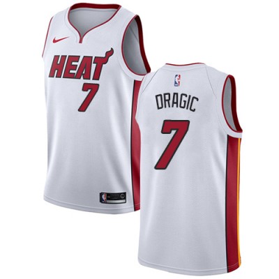 Nike Miami Heat #7 Goran Dragic White Youth NBA Swingman Association Edition Jersey